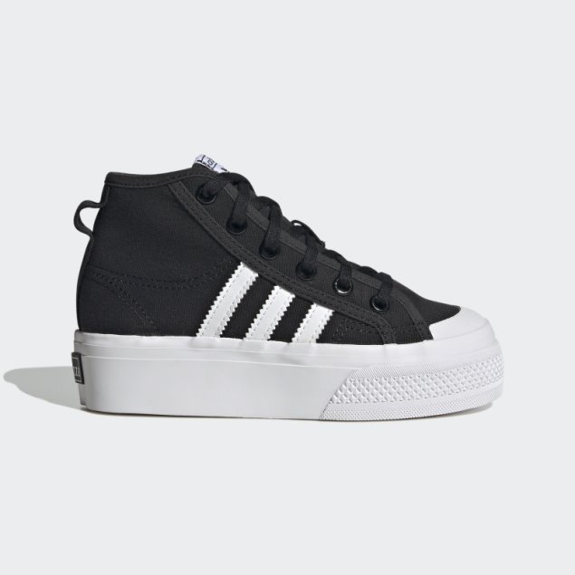 Adidas Nizza Plataforma Mid Zapatos Blanco