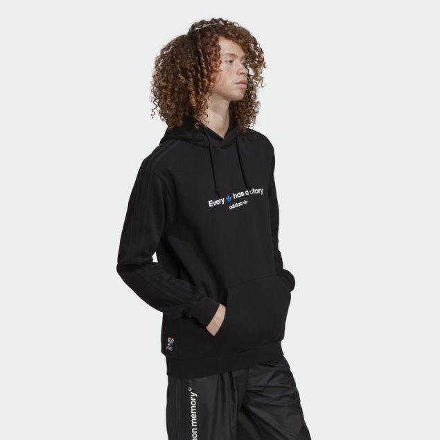 Sudadera Con Capucha Graphics Common Memory Negro Adidas