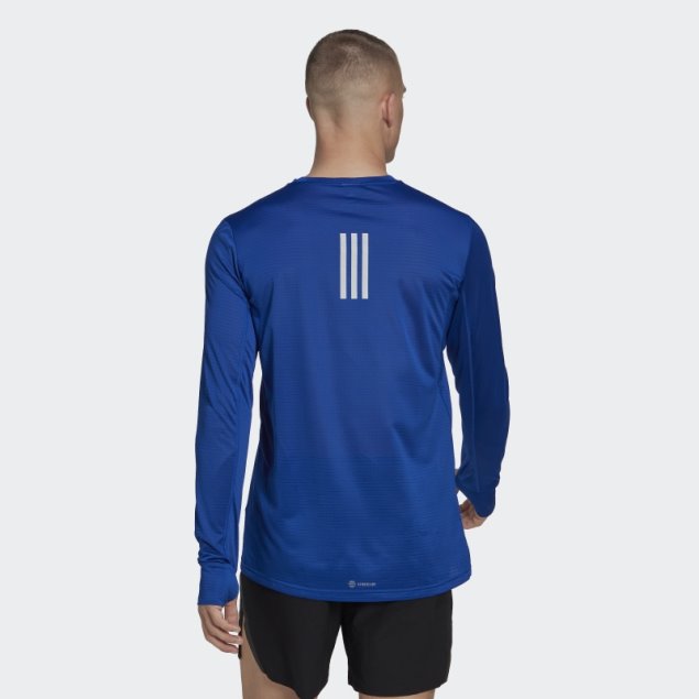 Camiseta De Manga Larga Own The Run Adidas Azul Real