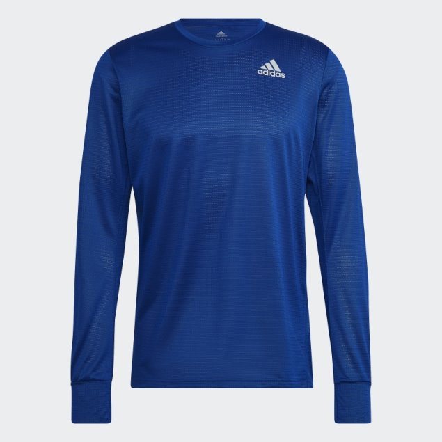 Camiseta De Manga Larga Own The Run Adidas Azul Real