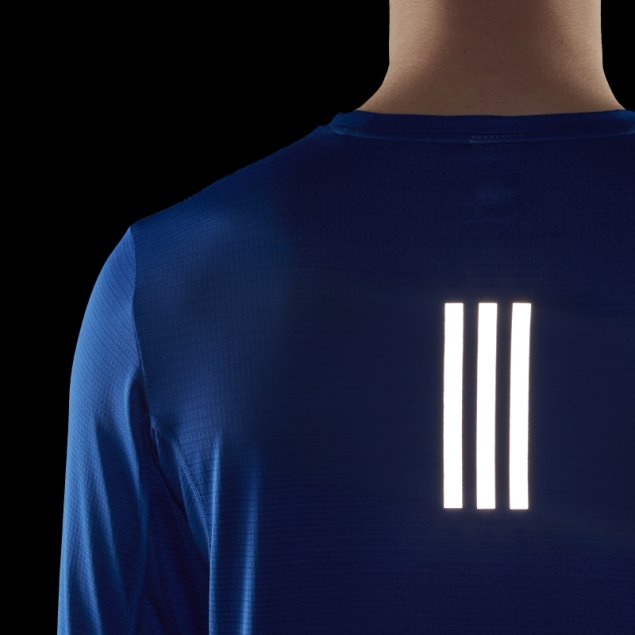 Camiseta De Manga Larga Own The Run Adidas Azul Real