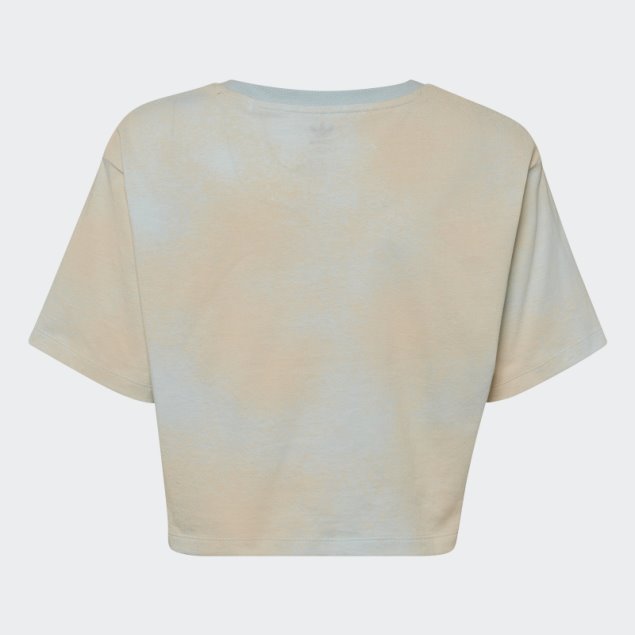 Camiseta Corta Con Estampado Gráfico Azul De Adidas