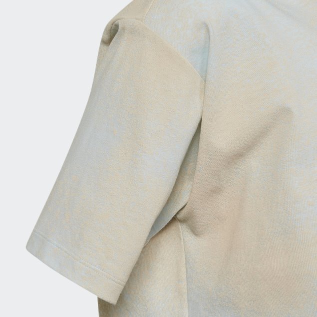 Camiseta Corta Con Estampado Gráfico Azul De Adidas