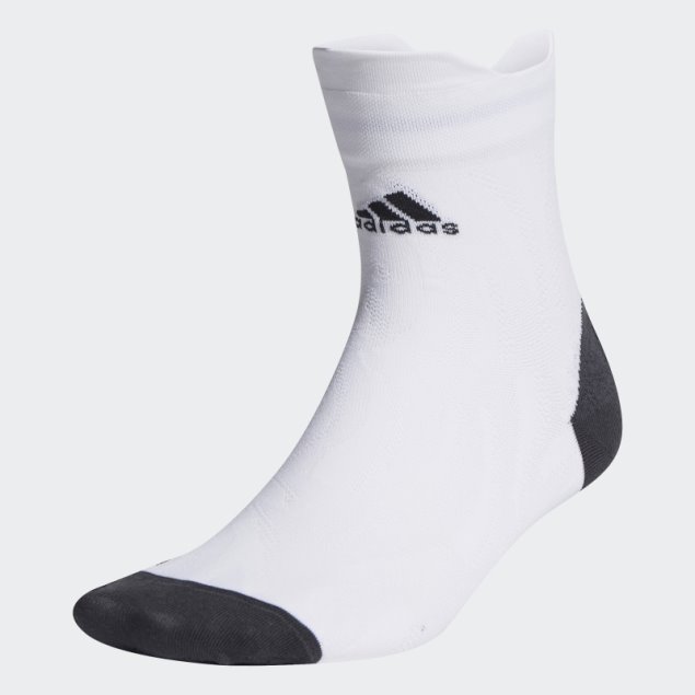 Adidas Mesh Graphic Quarter Sport Calcetines Blanco