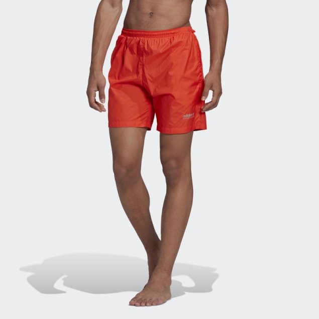 Shorts De Baño Adidas Adventure Wood Wave Rojo Intenso