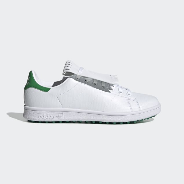 Stan Smith Primegreen Edición Especial Zapatos De Golf Sin Clavos Adidas Blanco