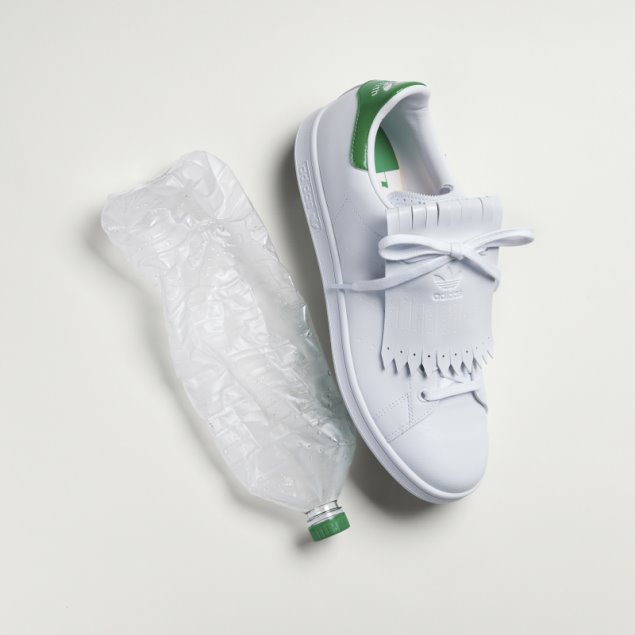 Stan Smith Primegreen Edición Especial Zapatos De Golf Sin Clavos Adidas Blanco