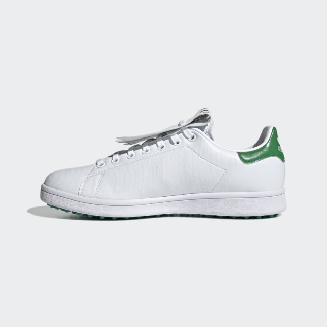 Stan Smith Primegreen Edición Especial Zapatos De Golf Sin Clavos Adidas Blanco