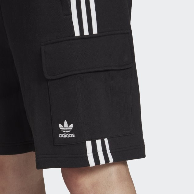 Pantalón Cargo Negro Adidas Classics 3 Rayas Adidas