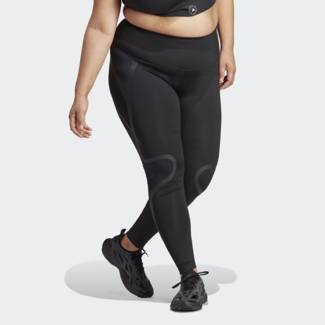 Adidas By Stella Mccartney Truepace Leggings De Running - Talla Grande Negro Moda