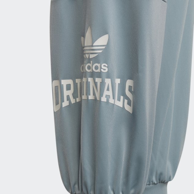 Pantalones De Chándal Grises Con Estampado Gráfico De Adidas