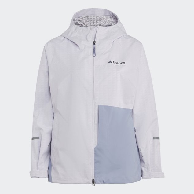 Chaqueta Impermeable Terrex Multi Rain.rdy De 2,5 Capas (tallas Grandes) Plata Amanecer Adidas