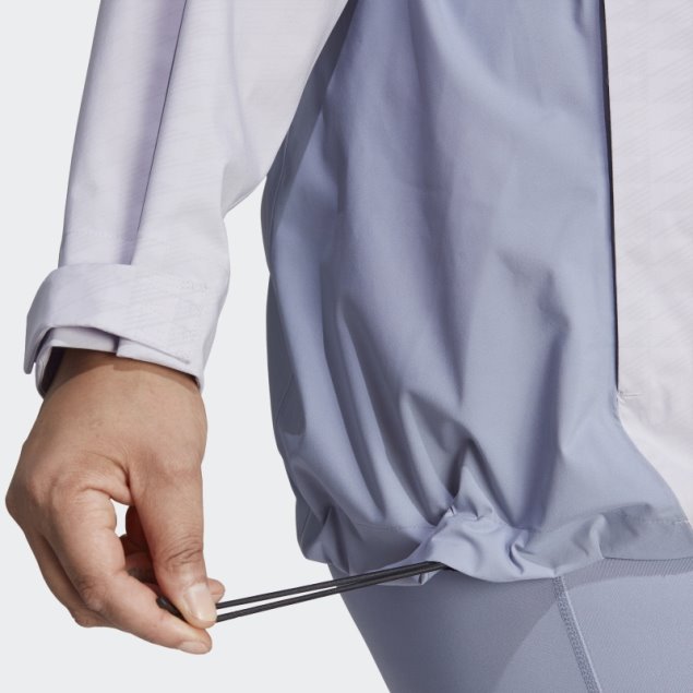 Chaqueta Impermeable Terrex Multi Rain.rdy De 2,5 Capas (tallas Grandes) Plata Amanecer Adidas