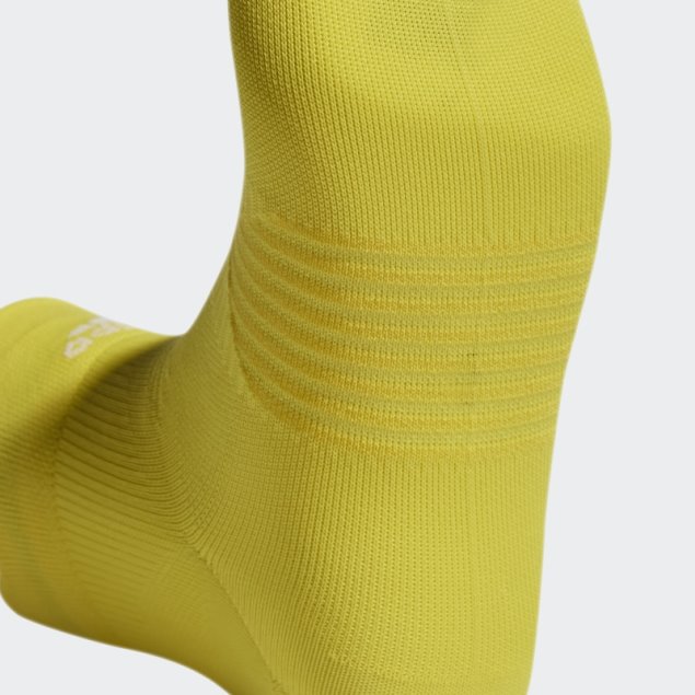 Calcetines Tobilleros Performance Running Amarillo Adidas