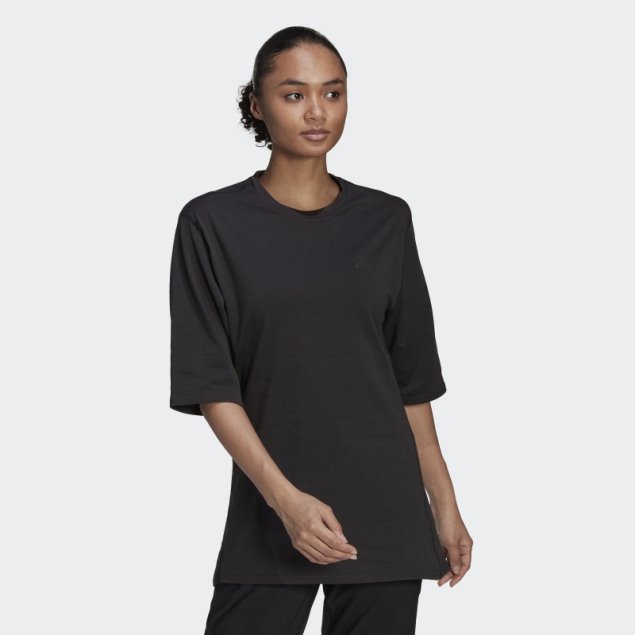 Camiseta Negra Adidas Run Icon Hecha Con La Naturaleza