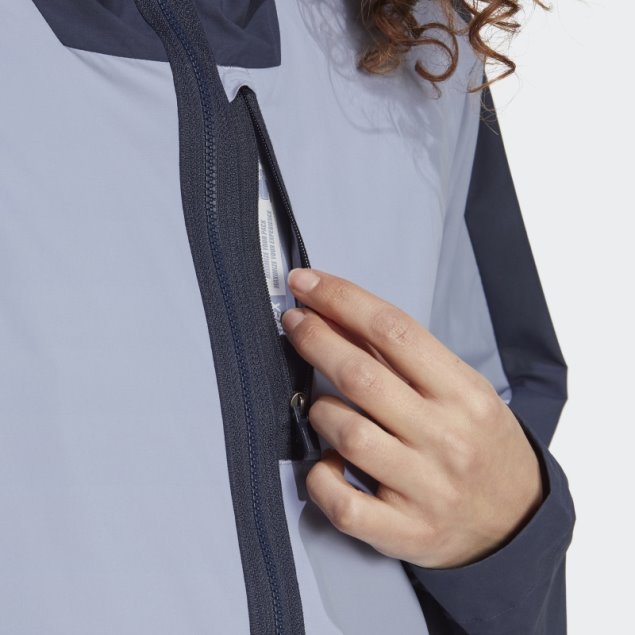 Chaqueta Cortavientos Adidas Five Ten Plata Violeta