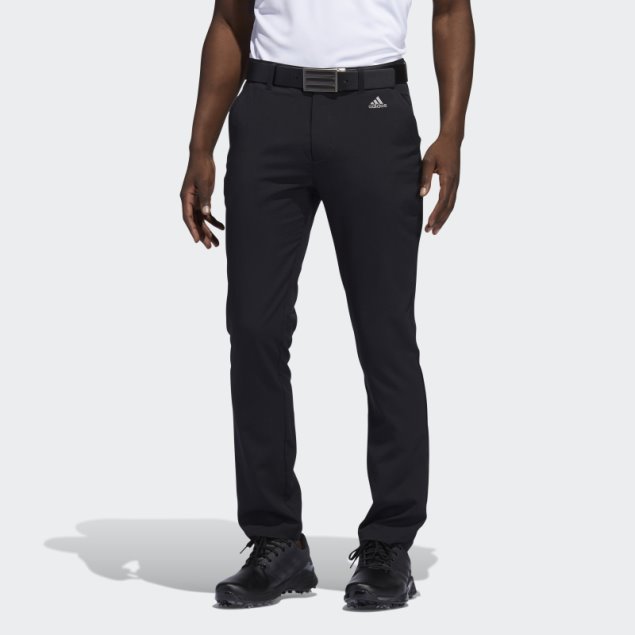 Adidas Pantalones De Golf Tapered Con Contenido Reciclado En Negro