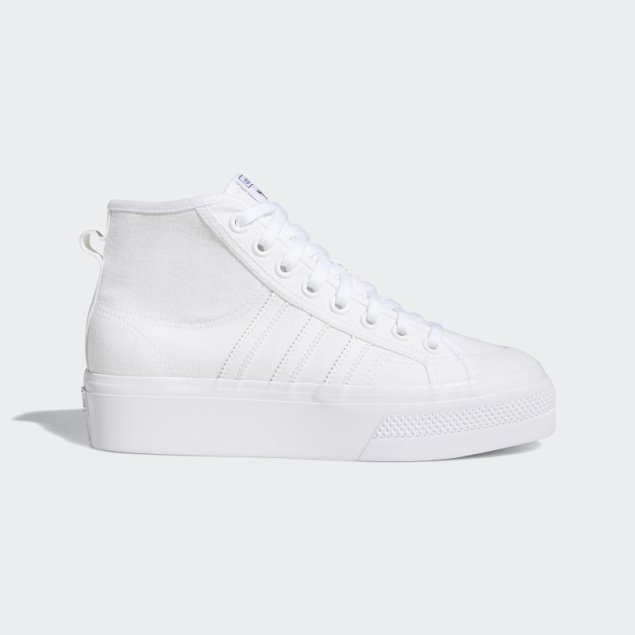 Nizza Plataforma Mid Zapatos Adidas Blanco