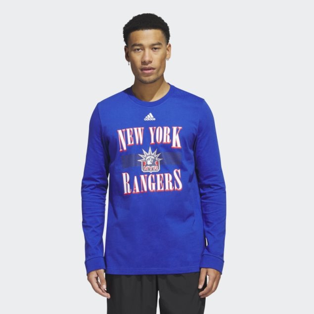Camiseta De Manga Larga Azul Real De Los Rangers Playmaker Adidas