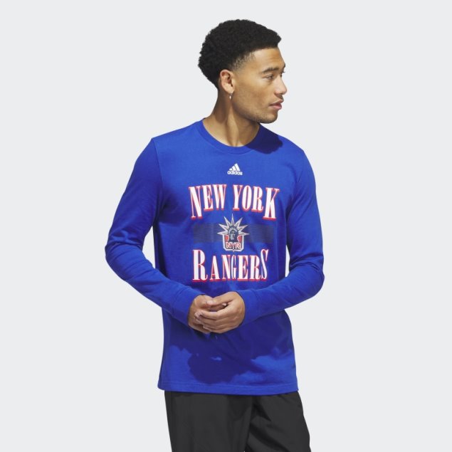 Camiseta De Manga Larga Azul Real De Los Rangers Playmaker Adidas