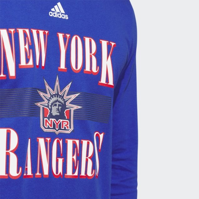 Camiseta De Manga Larga Azul Real De Los Rangers Playmaker Adidas