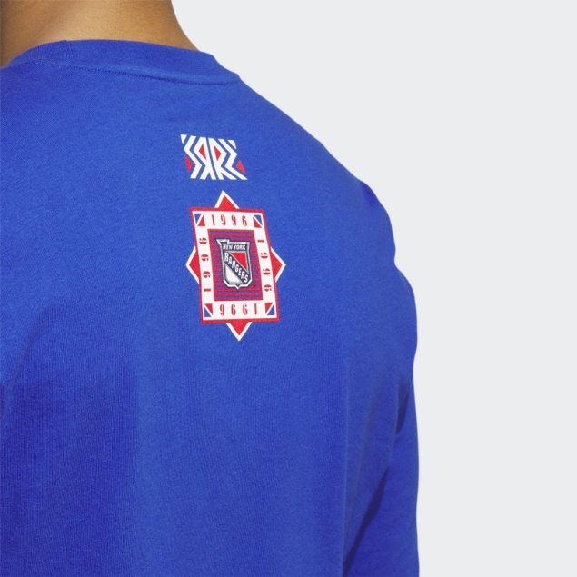 Camiseta De Manga Larga Azul Real De Los Rangers Playmaker Adidas