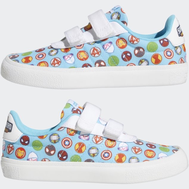Blanco Adidas X Marvel Super Hero Aventuras Vulc Raid3r Zapatos Caliente
