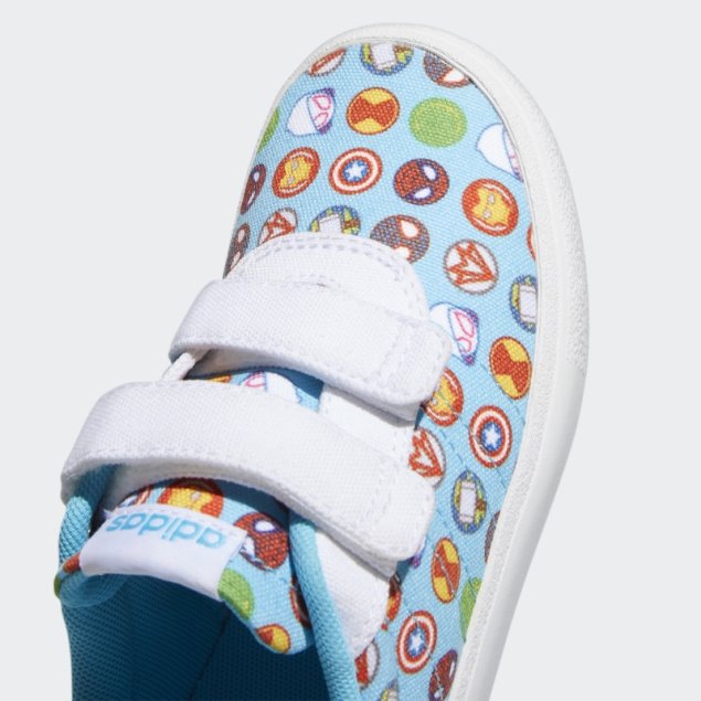 Blanco Adidas X Marvel Super Hero Aventuras Vulc Raid3r Zapatos Caliente