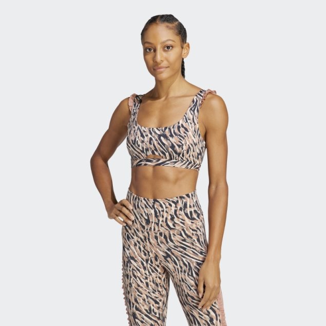 Sujetador De Sujeción Media Adidas Clay Coreflow Studio