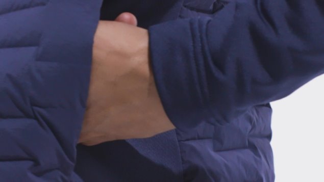 Chaqueta Acolchada Con Cremallera Completa Y Contenido Reciclado Frostguard Adidas Azul Marino