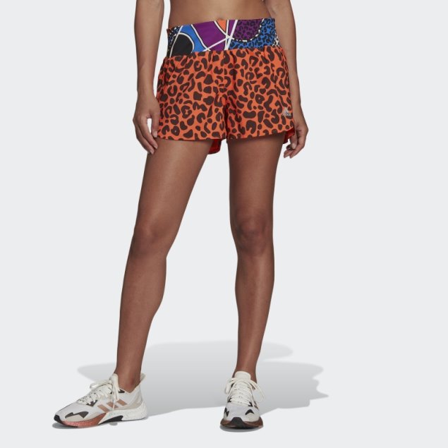 Pantalones Cortos De Running Adidas Rich Mnisi Naranja