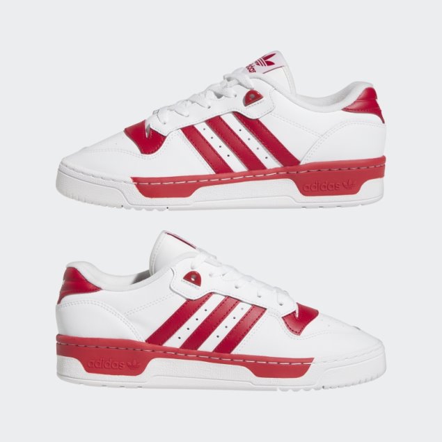 Zapatillas Adidas Rivalry Bajas Rojas
