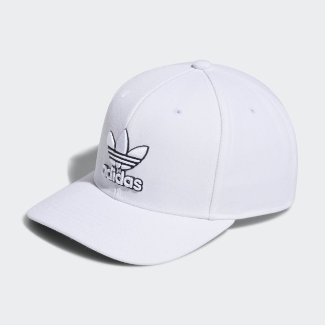 Gorro Moderno Precurvado Adidas Blanco