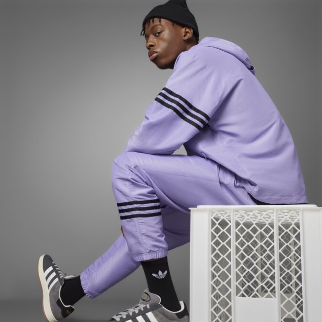 Adidas Adicolor Neuclassics Cortavientos Lila