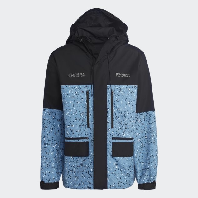 Chaqueta De Gore-tex Con Estampado Allover De Invierno Adidas Adventure Multicolor Moda