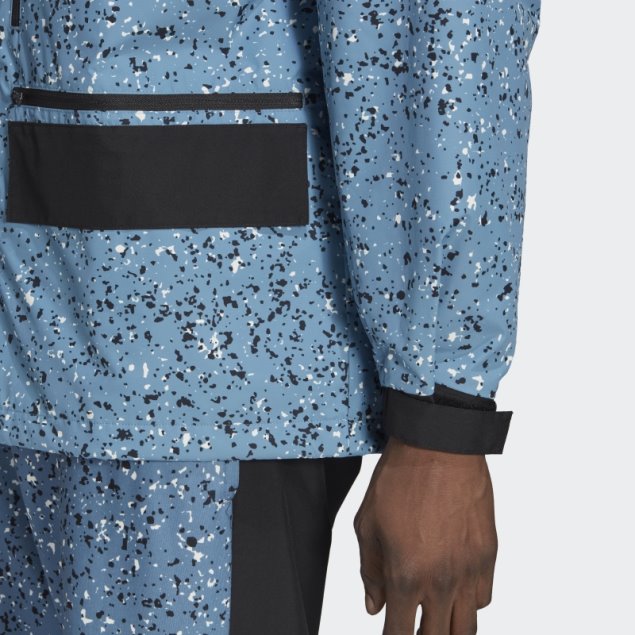 Chaqueta De Gore-tex Con Estampado Allover De Invierno Adidas Adventure Multicolor Moda