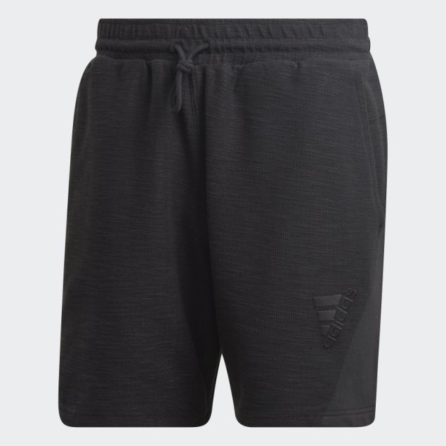 Pantalones Cortos Negros De Felpa Francesa Invertida Adidas (género Neutral)