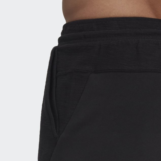 Pantalones Cortos Negros De Felpa Francesa Invertida Adidas (género Neutral)