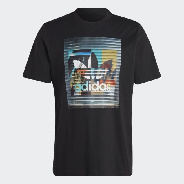 Camiseta Adidas Graphics Off The Grid Negra
