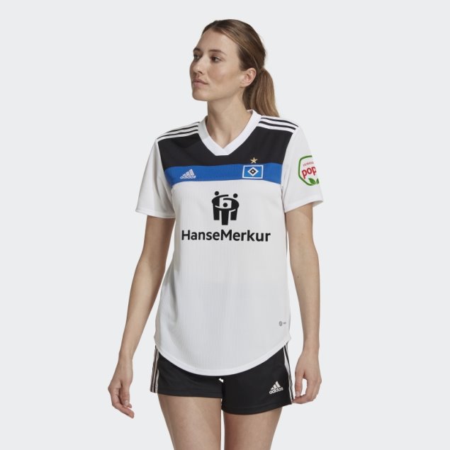 Camiseta Hamburger Sv 22/23 Primera Equipación Blanco Adidas