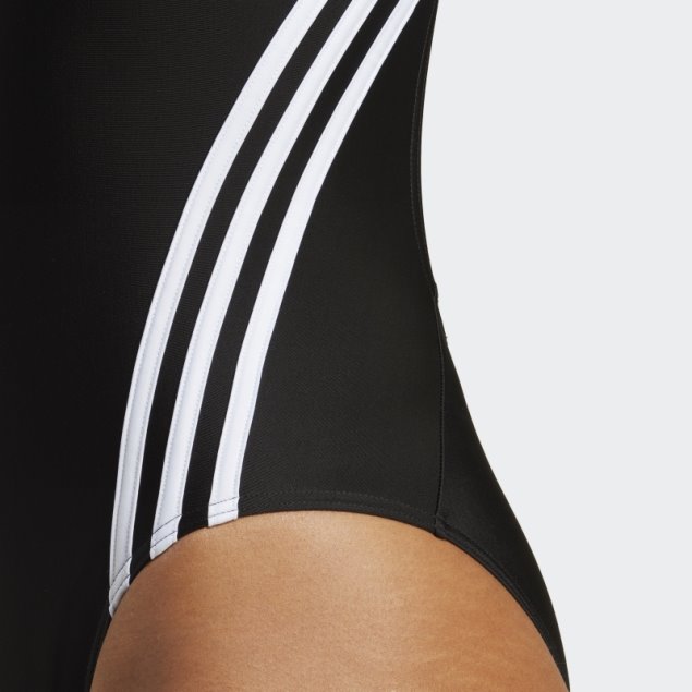 Adidas 3-strips Traje De Baño Caliente Negro