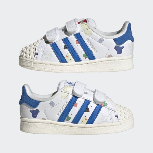 Zapatillas Adidas Superstar X Lego Blancas