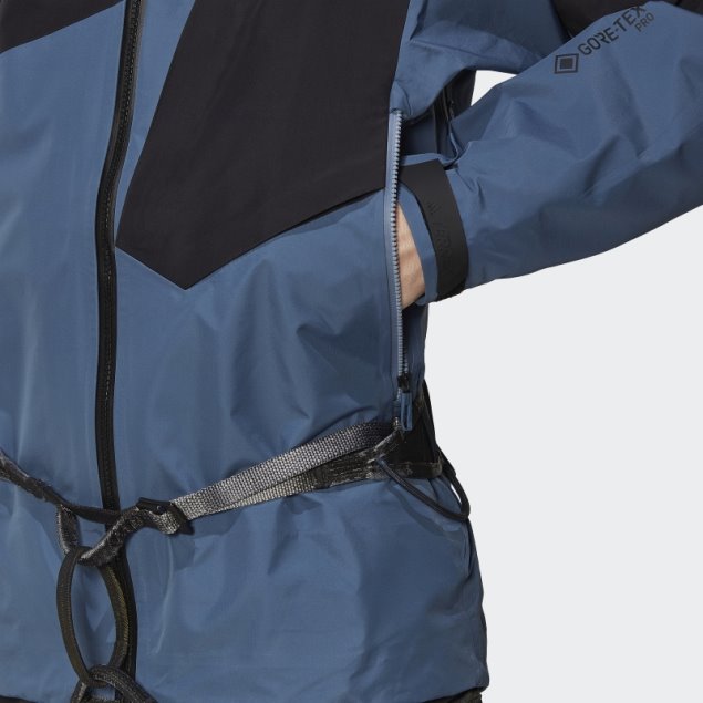 Chaqueta Terrex Techrock Gore-tex Pro Acero Adidas