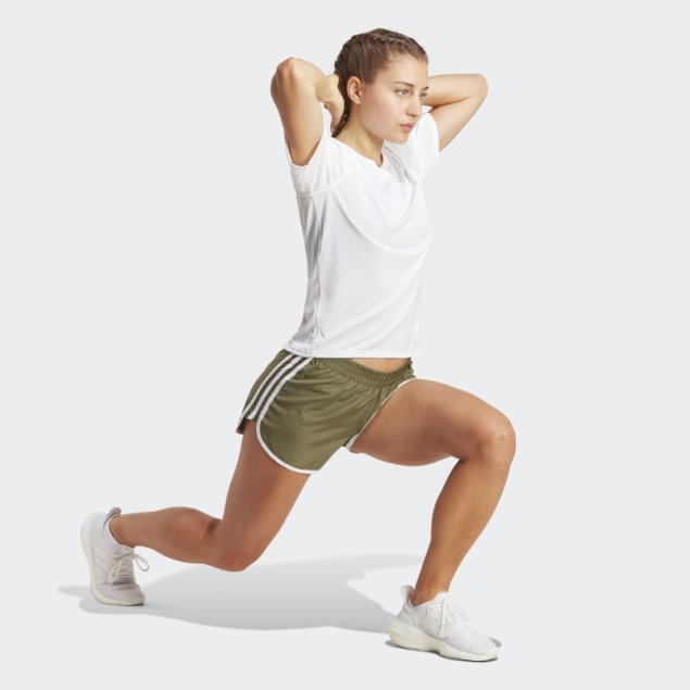 Adidas Marathon 20 Shorts De Running Verde Oliva