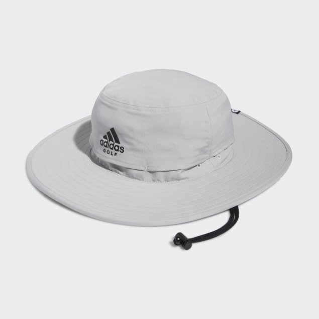 Gorra De Golf De Ala Ancha Adidas Gris