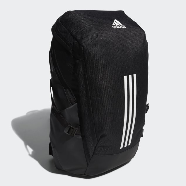 Mochila Negra Con Sistema De Empaque Adidas