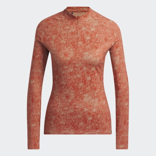 Camiseta De Golf Estampada De Manga Larga Ultimate365 Tour Adidas Roja