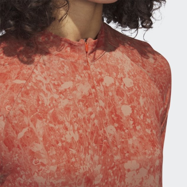 Camiseta De Golf Estampada De Manga Larga Ultimate365 Tour Adidas Roja