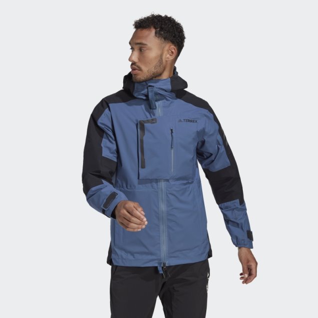 Adidas Terrex Xploric Rain.rdy Chaqueta De Senderismo Acero