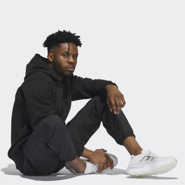 Pantalones De Nylon Arrugado Premium Essentials Negros Adidas